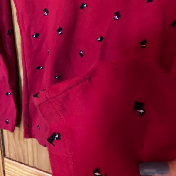 Vintage St. John’s Bay Red Scotty Dog Long Sleeve Turtleneck - Picture 3 of 6